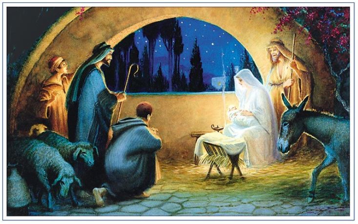 Malerei - Geburt Jesu Christi