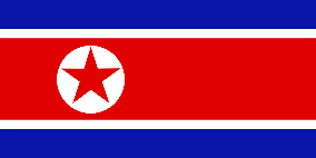 Flagge - Nordkorea