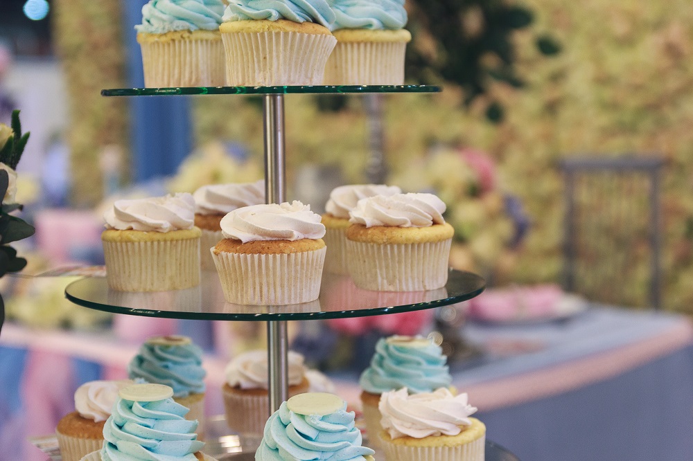 Etagere mit Cupcakes