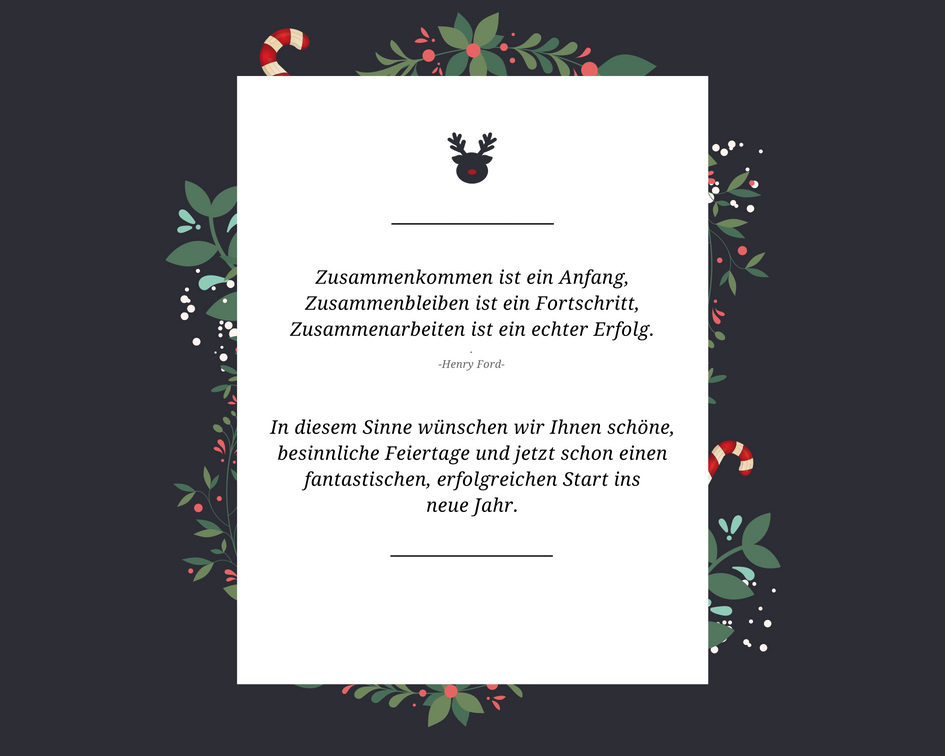 Textvorlage für geschaeftliche Weihnachtspost