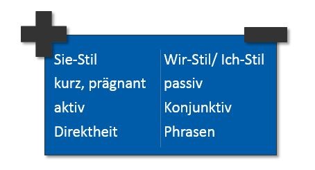 Stil für formelle Schreiben