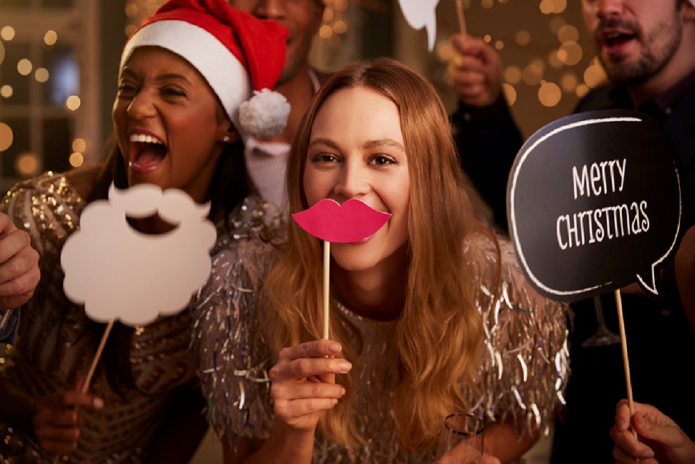 Foto-Ecke als Firmenweihnachtsfeier-Idee für die richtige Stimmung