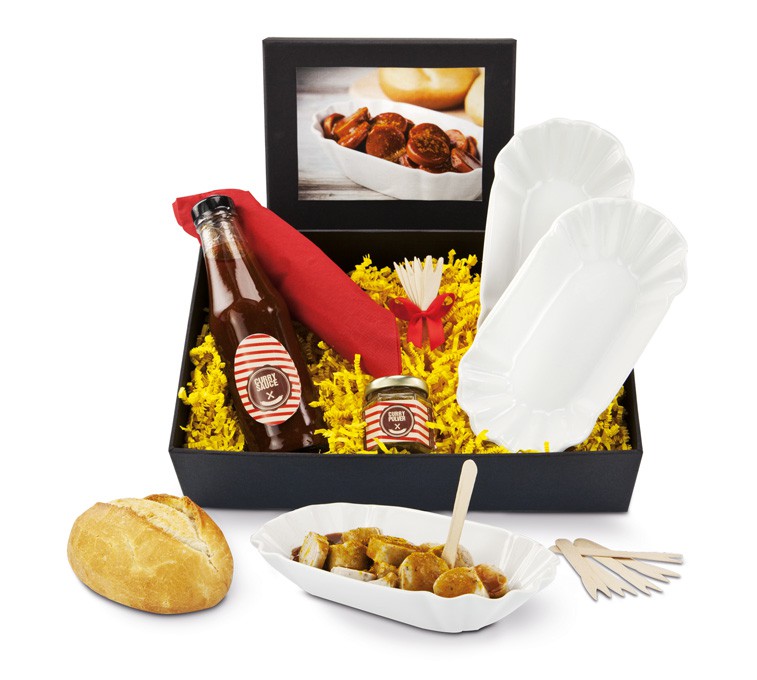 Currywurst-Paket als Geschenk für ihn am Valentinstag