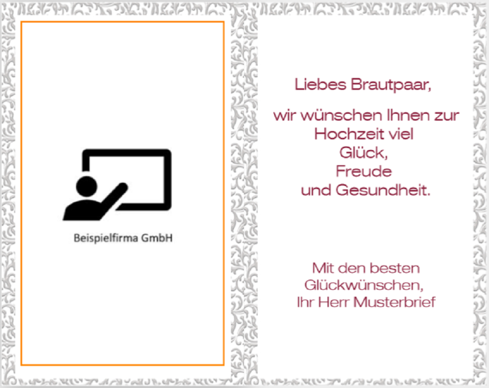 Glückwünsche Zur Hochzeit Geschäftlich Gratulieren