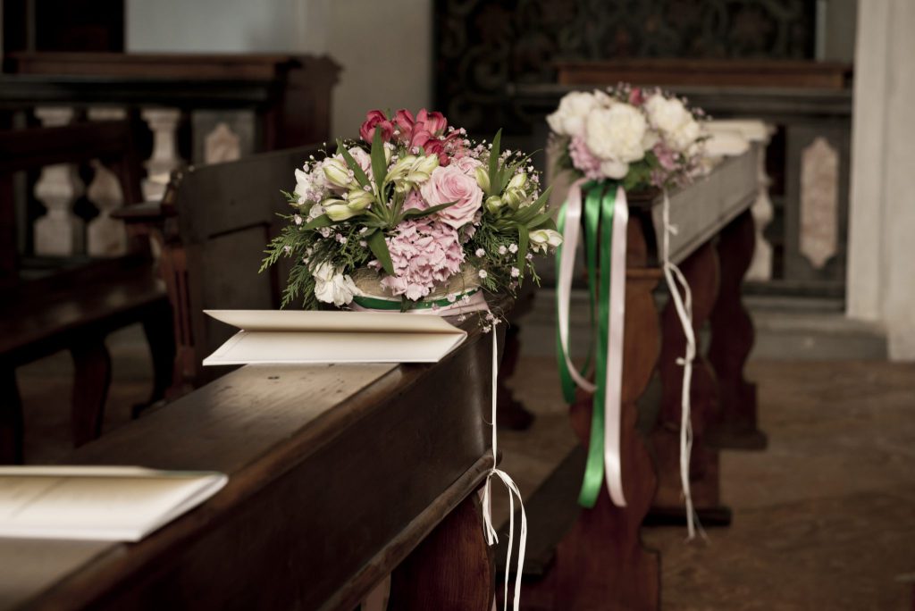 Aufbau der Kirchenhefte für Hochzeit