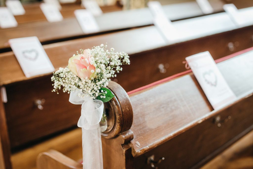 Kirchenheft für Hochzeit in Kirche