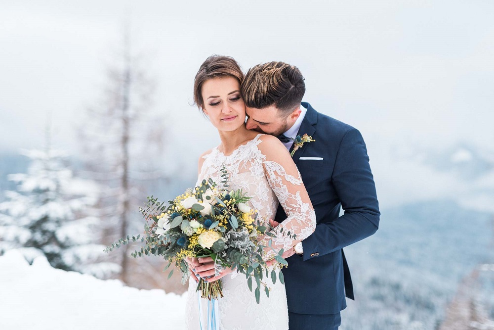Hochzeitspaar beim Brautpaarshooting