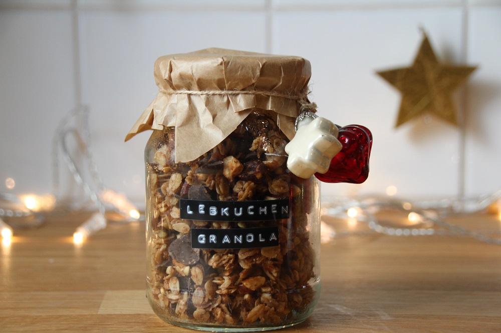 Lebkuchen-Granola als Weihnachtsmüsli