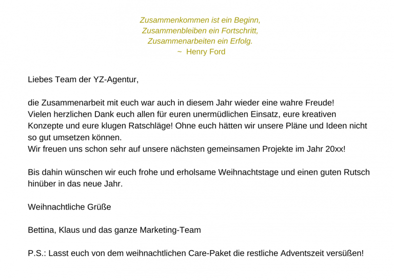 Danke sagen zu Weihnachten Tipps für geschäftlichen Dank