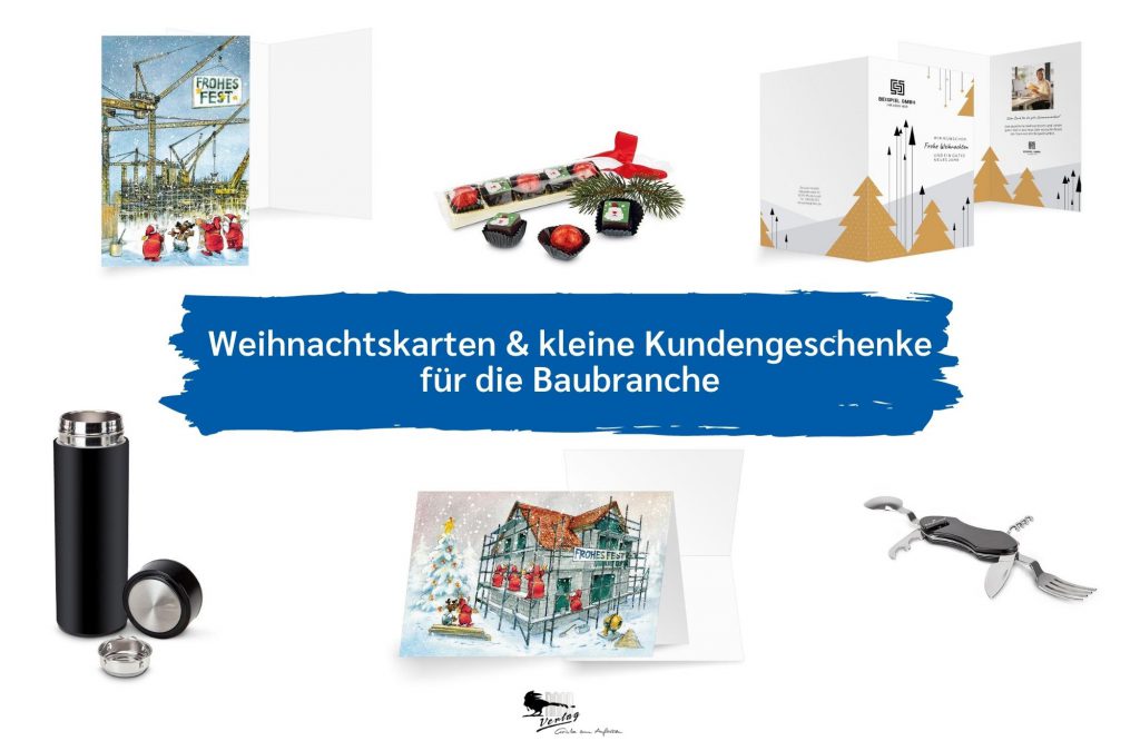 Kundengeschenke und Weihnachtskarten für die Baubranche