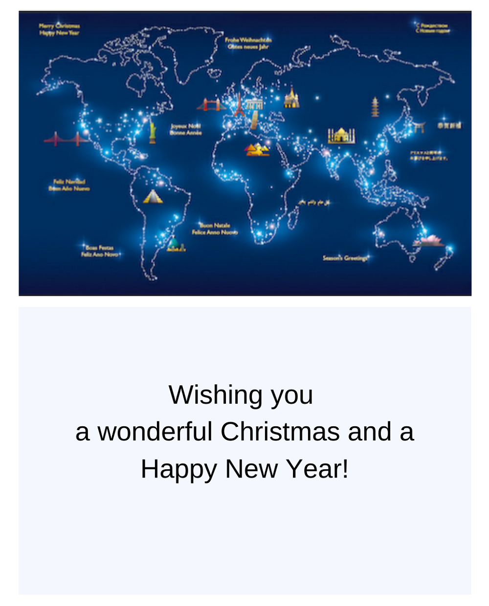 Weihnachtsgrüße international Weihnachtswünsche auf Englisch & Co.