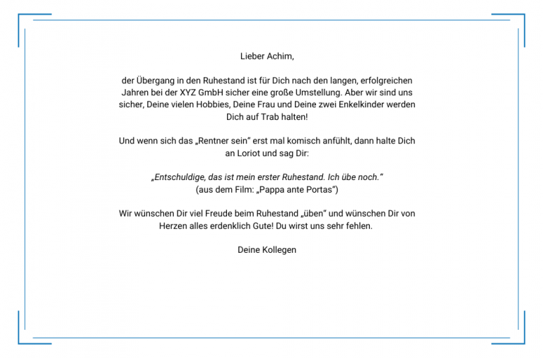 33 Sprüche zum Ruhestand &amp; zur Rente von schön bis lustig
