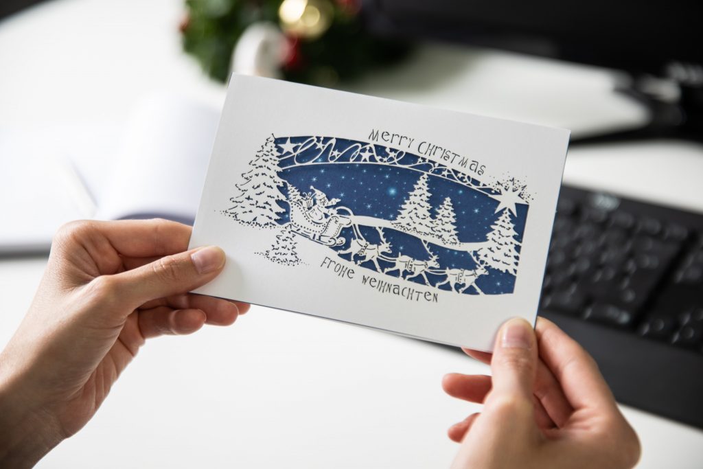 Geschichte Der Weihnachtskarte ☆ So Hat Alles Begonnen