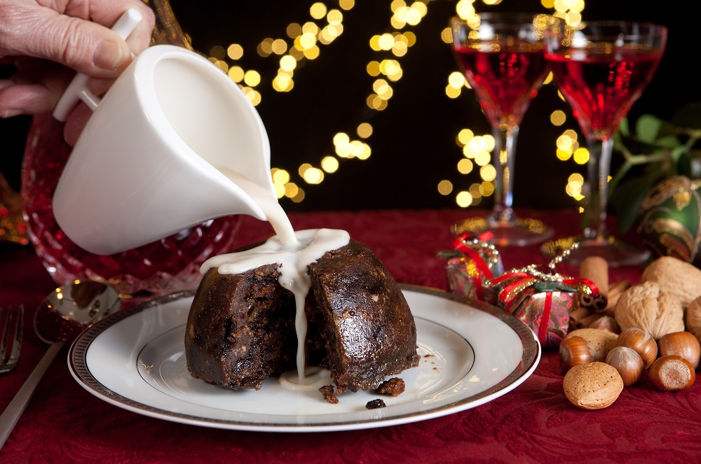 Klassisches Weihnachtsdessert in England.