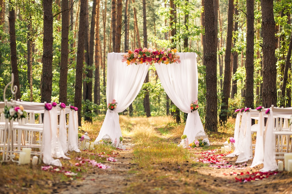 Hochzeitsort im Wald für eine freie Trauung