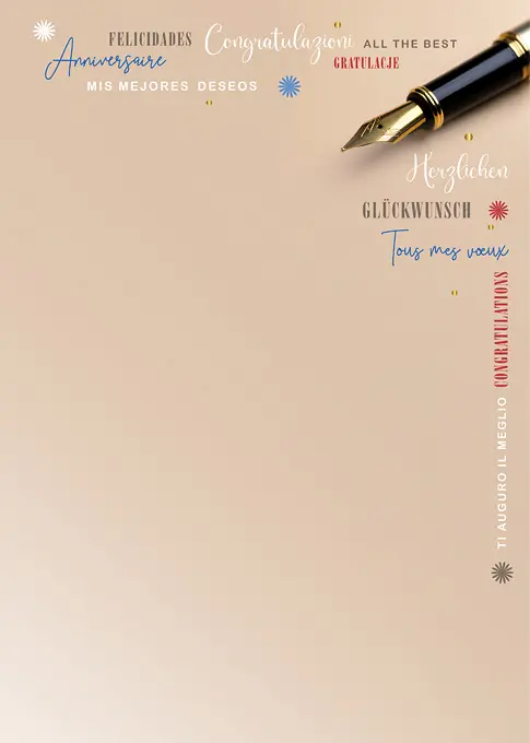 Eleganter Gruß