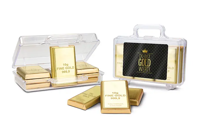 Süßer Koffer - Du bist Gold wert!