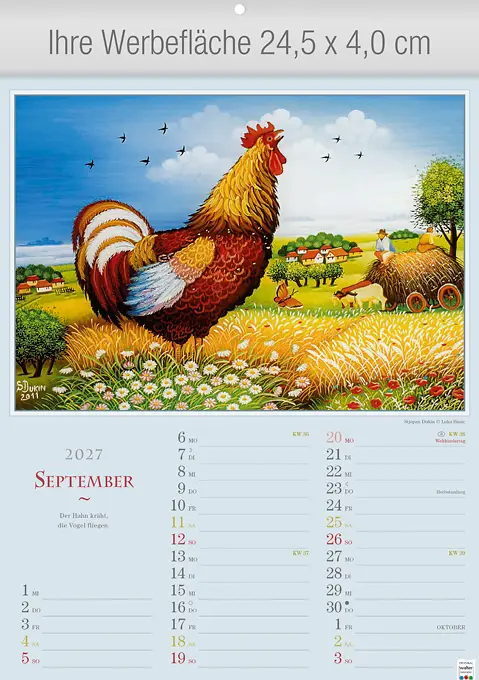 Naive Phantasien Kunstkalender