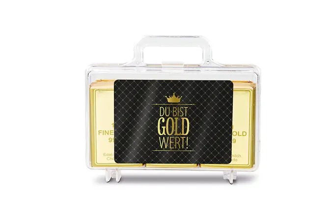 Süßer Koffer - Du bist Gold wert!