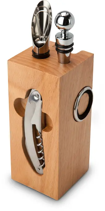 Weinaccessoires Bucheblock