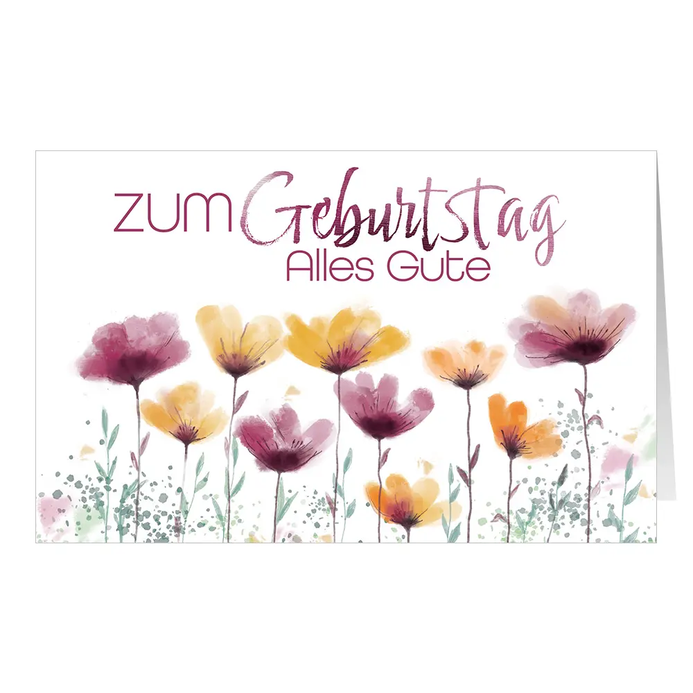 Glück fürs neue Lebensjahr