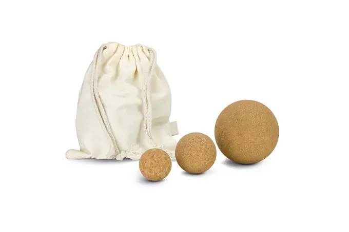 Massagebälle Cork, 3er Set