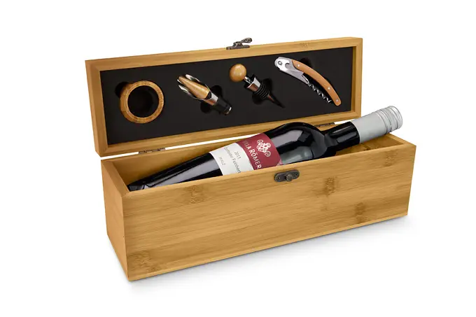 Weinaccessoire-Kiste Vino Bamboo