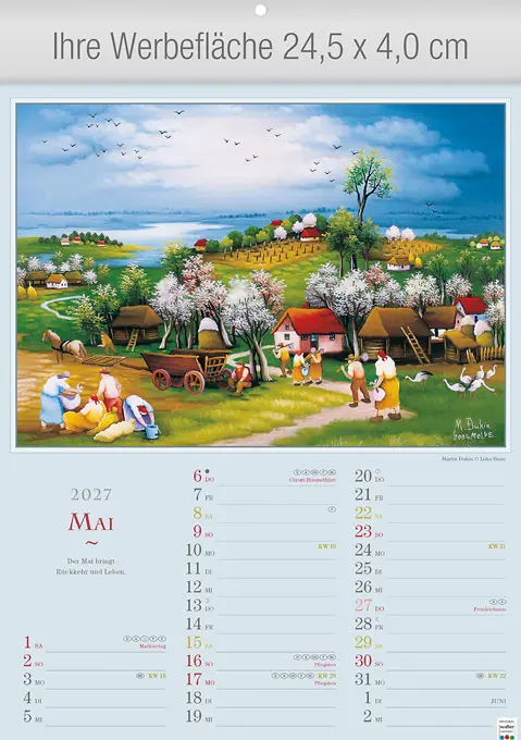 Naive Phantasien Kunstkalender
