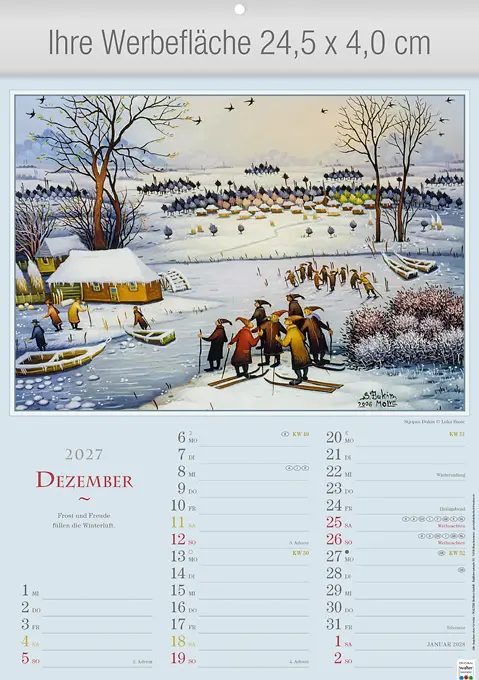 Naive Phantasien Kunstkalender