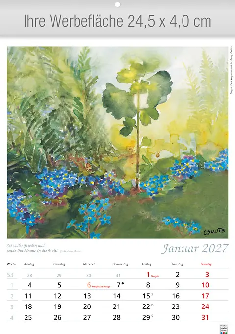 Blumen-Aquarelle