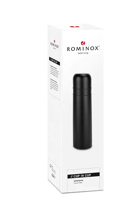 Isolierkanne Doublecup, schwarz