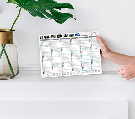 Bedruckte Werbekalender & Werbemittel  RAAB-Verlag