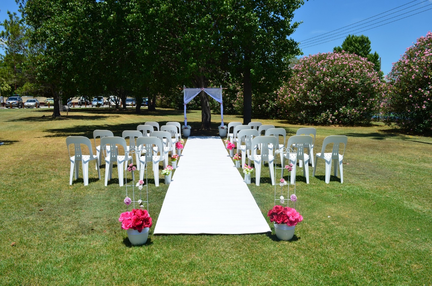 Altar in einem Park
