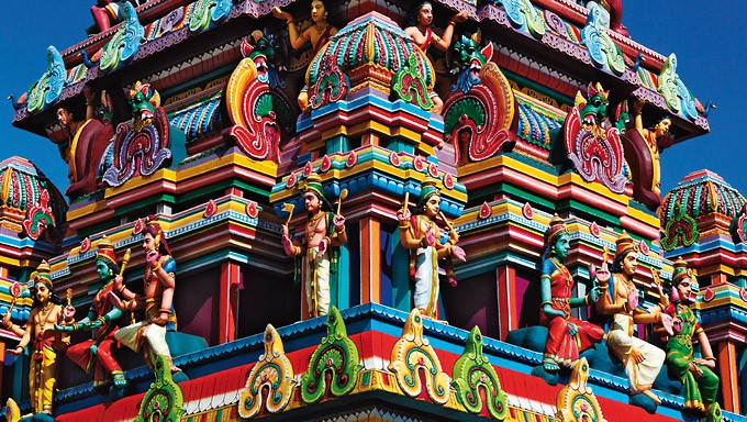 farbenfroher Tempel